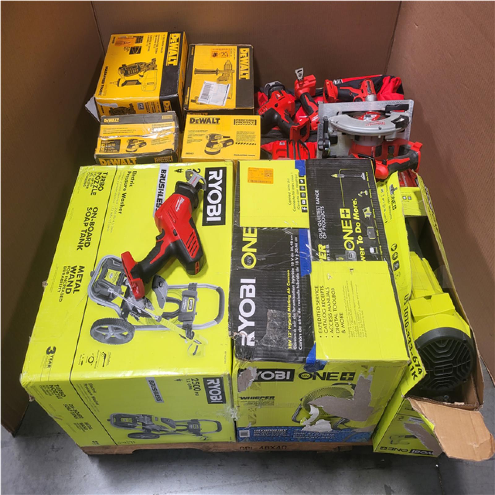 CALIFORNIA AS-IS TOOL PALLET