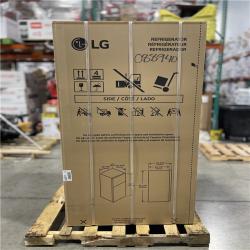 DALLAS LOCATION - LG - 20.2 Cu. Ft. Top-Freezer Refrigerator - Stainless Steel