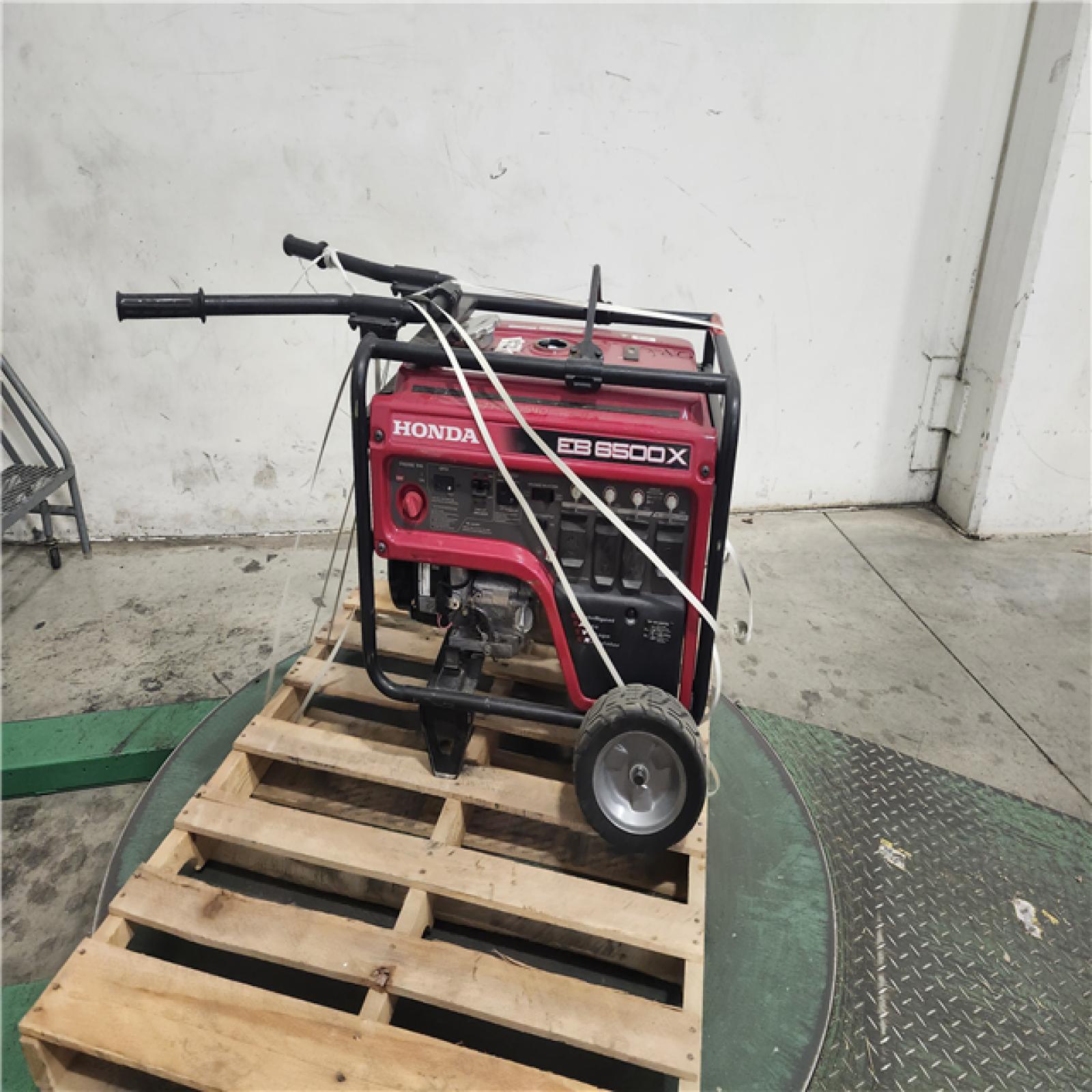 Dallas Location - As-Is Honda EB6500X 6 500 Watt Gas Portable Gas Generator