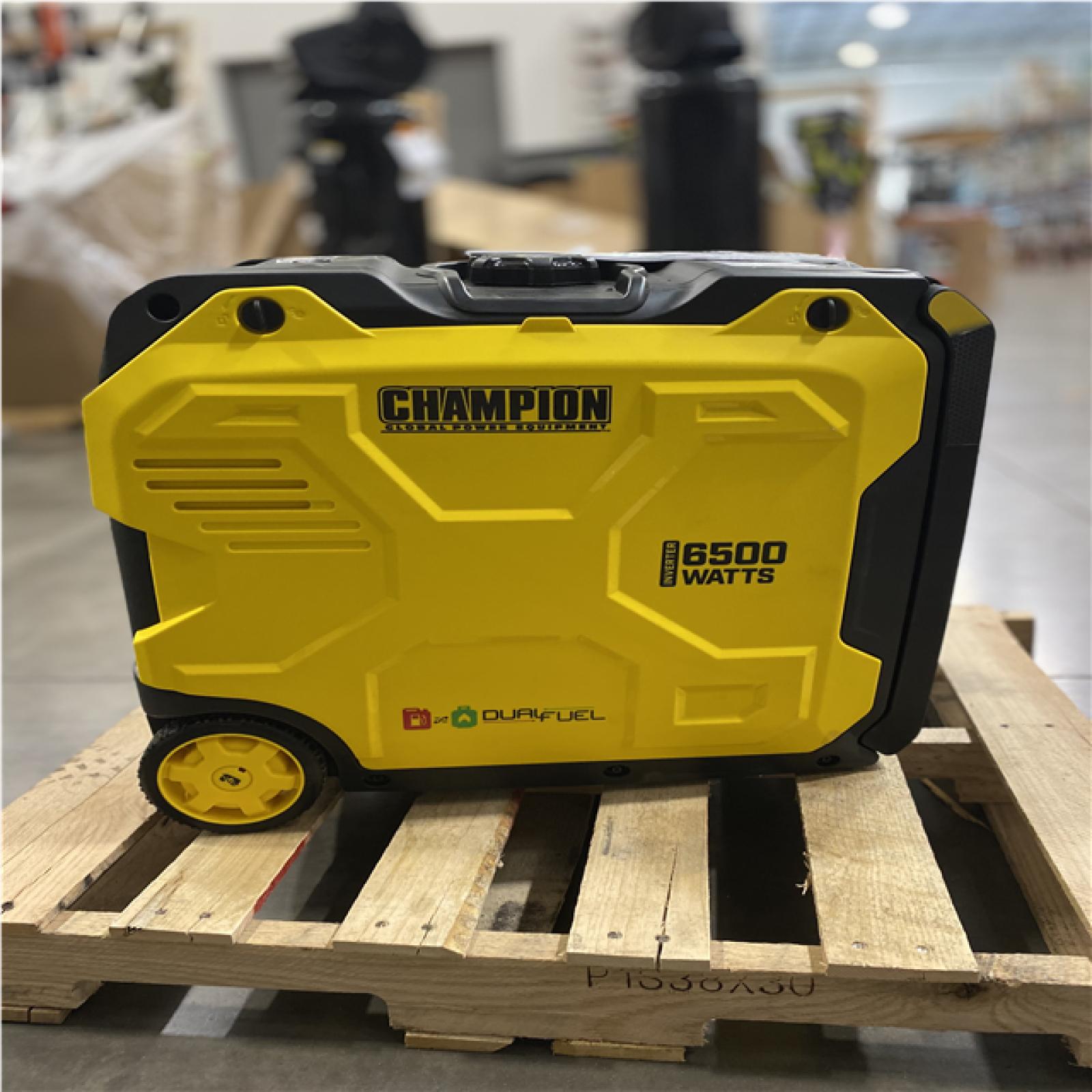 Dallas Location - As-Is Champion 201532 6500W Dual Fuel Inverter Generator