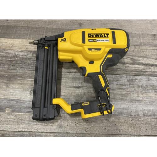 AS-IS DEWALT 20V MAX XR Lithium-Ion Electric Cordless 18-Gauge Brad Nailer (Tool Only)