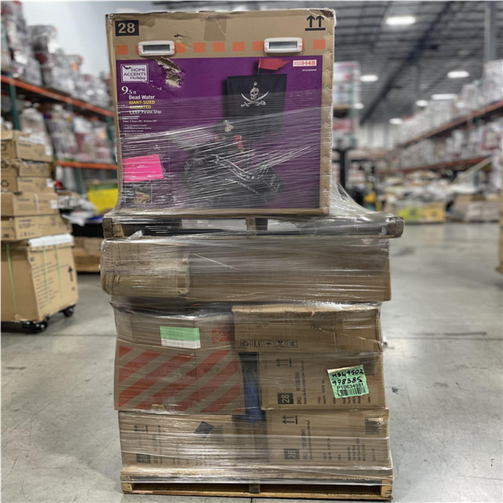 DALLAS LOCATION- AS-IS ASSORTED HALLOWEEN DECORATION PALLET