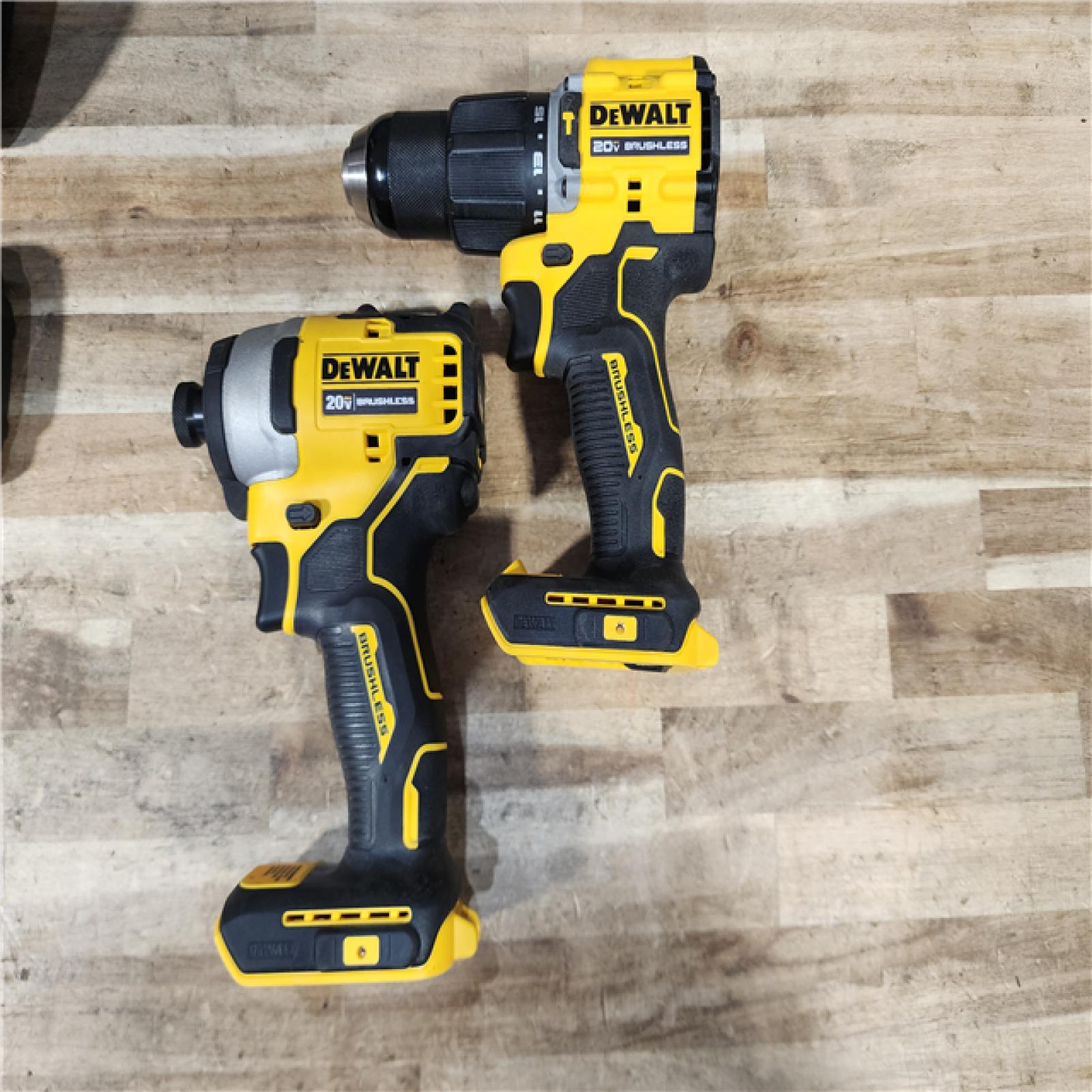 HOUSTON LOCATION - AS-IS DEWALT ATOMIC 20-Volt MAX Lithium-Ion Cordless Combo (2-Tool) Kit