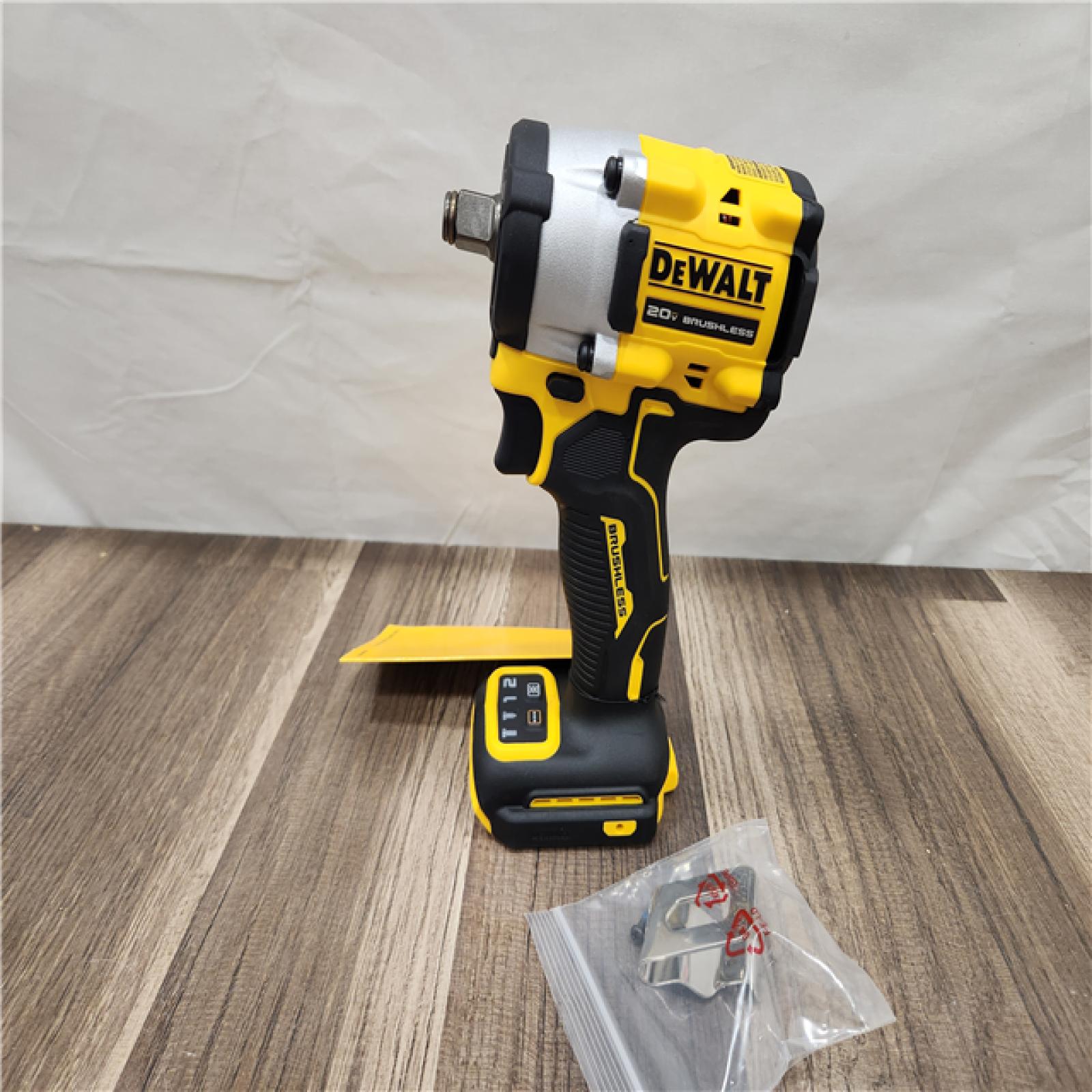 AS-IS DEWALT ATOMIC 20V MAX Cordless Brushless 1/2 in. Variable Speed Impact Wrench (Tool Only)