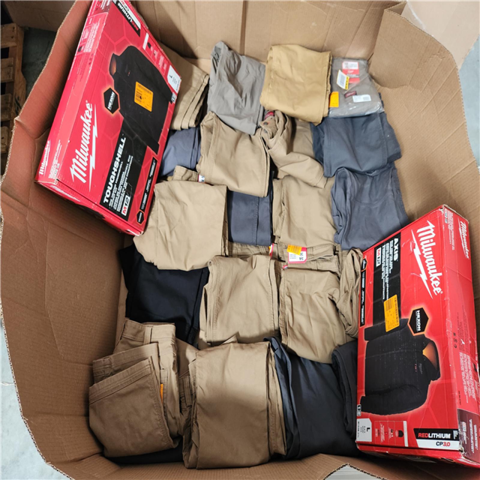 CALIFORNIA AS-IS MILWAUKEE CLOTHES PALLET