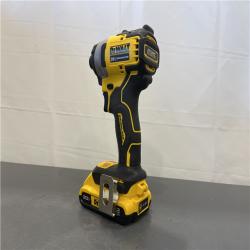 AS-IS - DeWALT ATOMIC 20V Max Lithium-Ion Brushless Cordless Compact 1/4 in. Impact Driver Kit