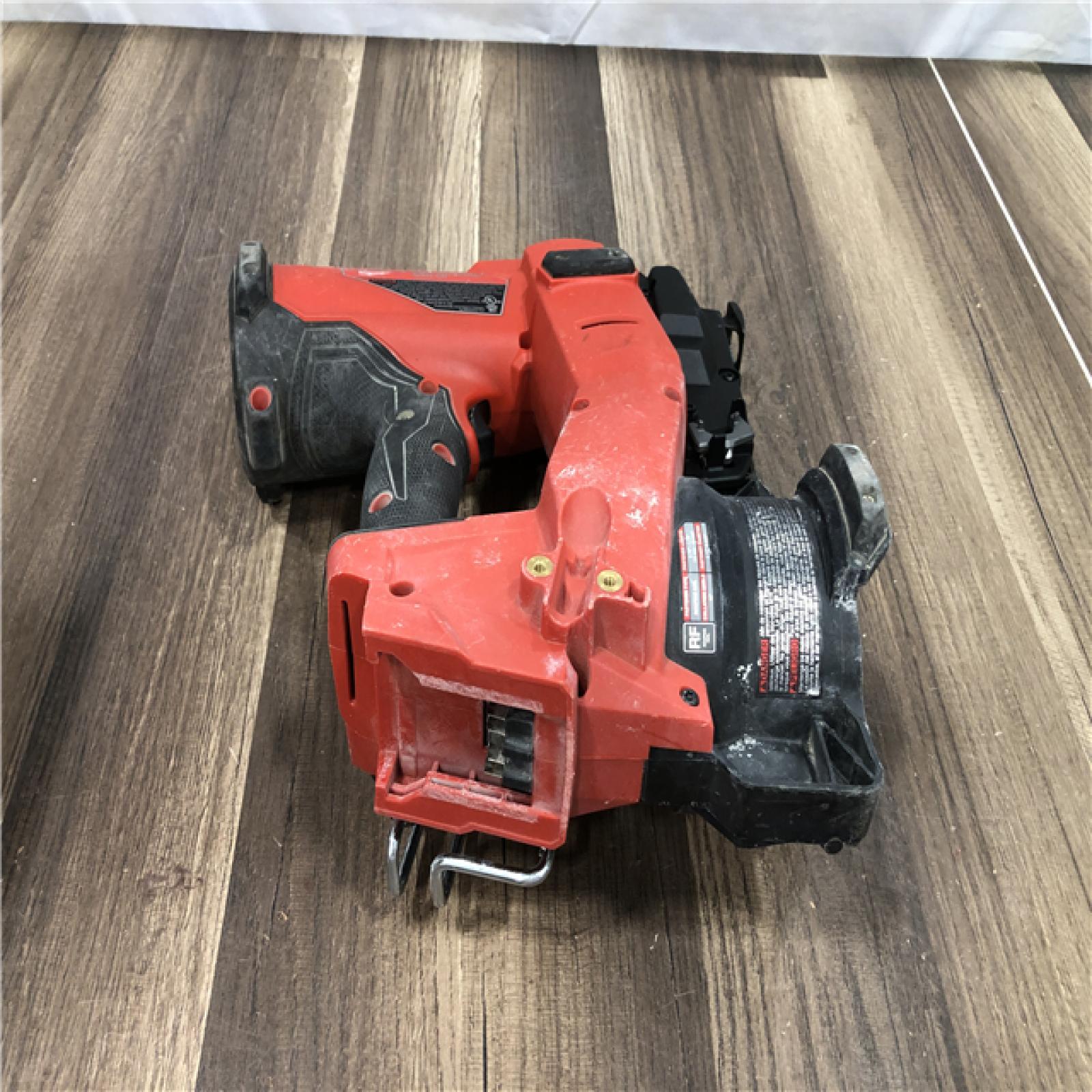 AS-IS Milwaukee FUEL 18-Volt Lithium-Ion Brushless Cordless Coil Roofing Nailer (Tool Only)