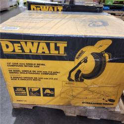 NEW! 15 Amp Corded 12 in. Single Bevel Compound Miter Saw