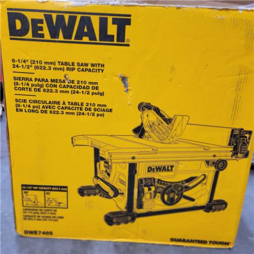 AS-IS Dewalt 8-1/4 Compact Jobsite Table Saw