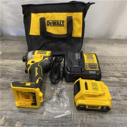 AS-IS DEWALT Atomic 20V Max Lithium-Ion Brushless Cordless Compact 1/4 in. Impact Driver Kit