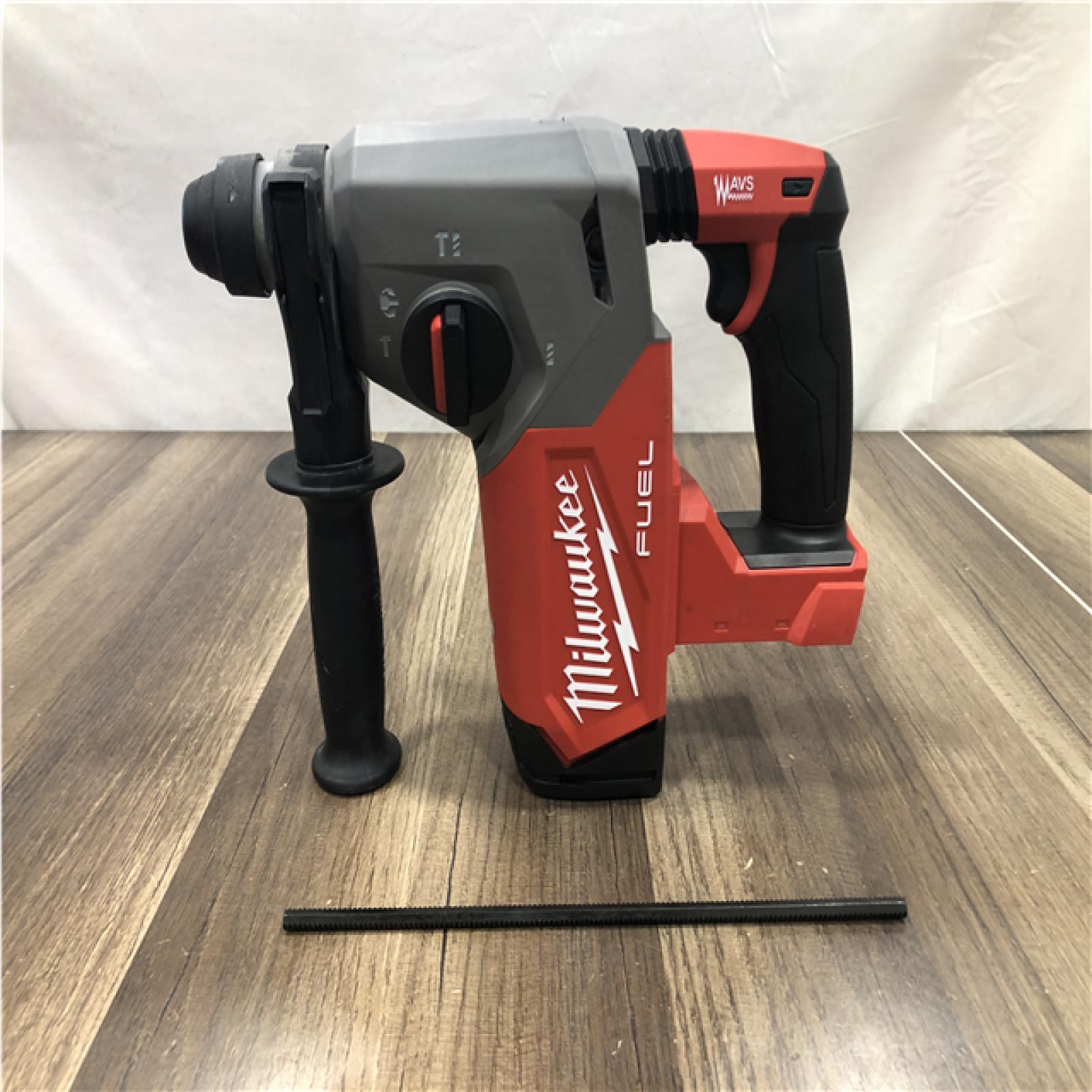 AS-IS Milwaukee  FUEL 18V Lithium-Ion Brushless Cordless 1 in. SDS-Plus Rotary Hammer (Tool-Only)