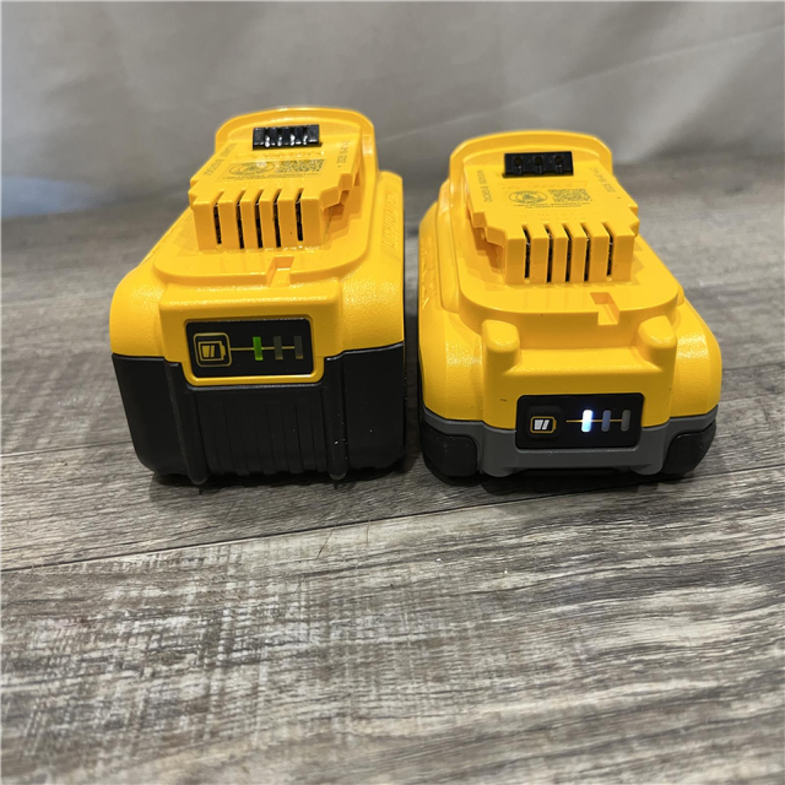 AS-IS DEWALT 20V MAX Lithium-Ion Starter Kit with 4.0 Ah and 5.0 Ah Batteries and Charger