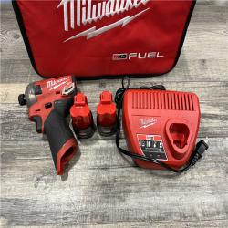 AS-IS Milwaukee FUEL SURGE 12V Lithium-Ion Brushless Cordless 1/4 in. Hex Impact Driver Compact Kit