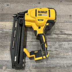 AS-IS DEWALT 20V MAX XR 16-Gauge Lithium-Ion Cordless Finish Nailer (Tool Only)