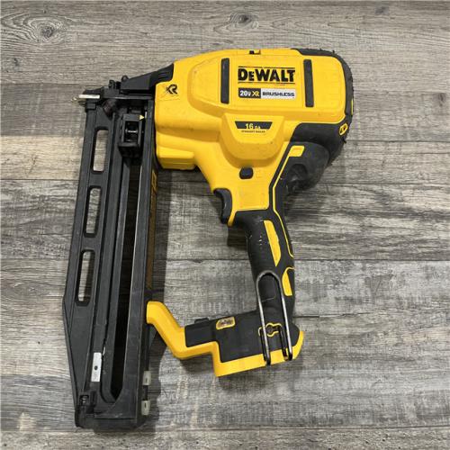 AS-IS DEWALT 20V MAX XR 16-Gauge Lithium-Ion Cordless Finish Nailer (Tool Only)