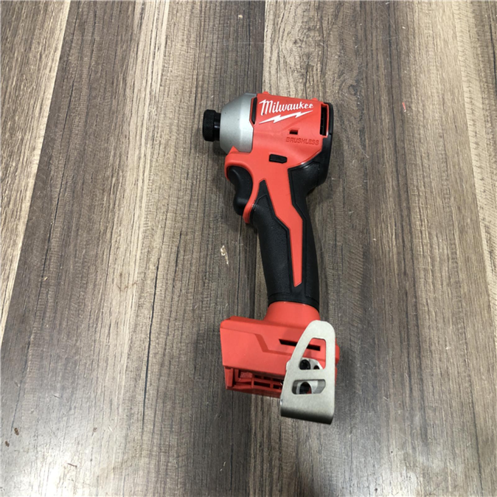 AS-IS Milwaukee 18V Lithium-Ion Brushless Cordless 1/4 in. Compact Impact Driver (Tool Only)