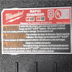 AS-IS Milwaukee 18-Volt Lithium-Ion REDLITHIUM FORGE Starter Kit with 8.0Ah Battery and Rapid Charger