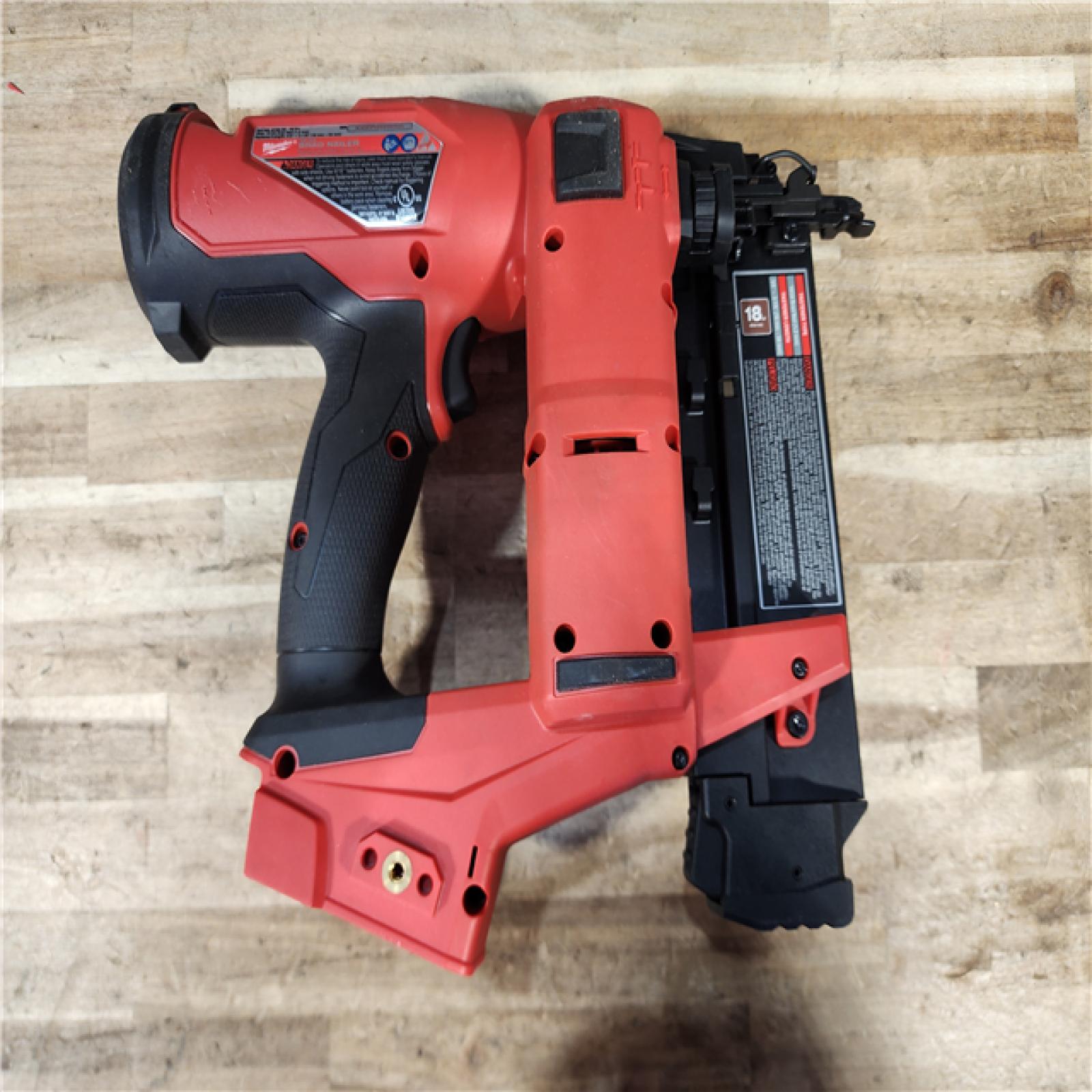 HOUSTON LOCATION - AS-IS Milwaukee FUEL 18-Volt Lithium-Ion Brushless Cordless Gen II 18-Gauge Brad Nailer (Tool-Only)