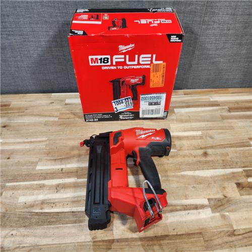 HOUSTON LOCATION - AS-IS (APPEARS LIKE NEW) Milwaukee  FUEL 18-Volt Lithium-Ion Brushless Cordless Gen II 18-Gauge Brad Nailer (Tool-Only)