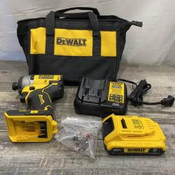 AS-IS DEWALT Atomic 20V Max Lithium-Ion Brushless Cordless Compact 1/4 in. Impact Driver Kit