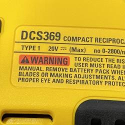 AS-IS DEWALT ATOMIC 20V MAX Cordless Brushless Compact Reciprocating Saw (Tool Only)
