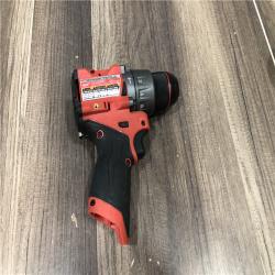 AS-IS Milwaukee FUEL 12V Lithium-Ion Brushless Cordless 1/2 in. Hammer Drill (Tool-Only)