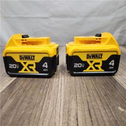 AS-IS - DEWALT 20V MAX XR 4 Ah Li-Ion Battery (2 Pc)