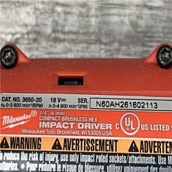 AS-IS Milwaukee 18V Lithium-Ion Brushless Cordless Compact Drill/Impact Combo Kit