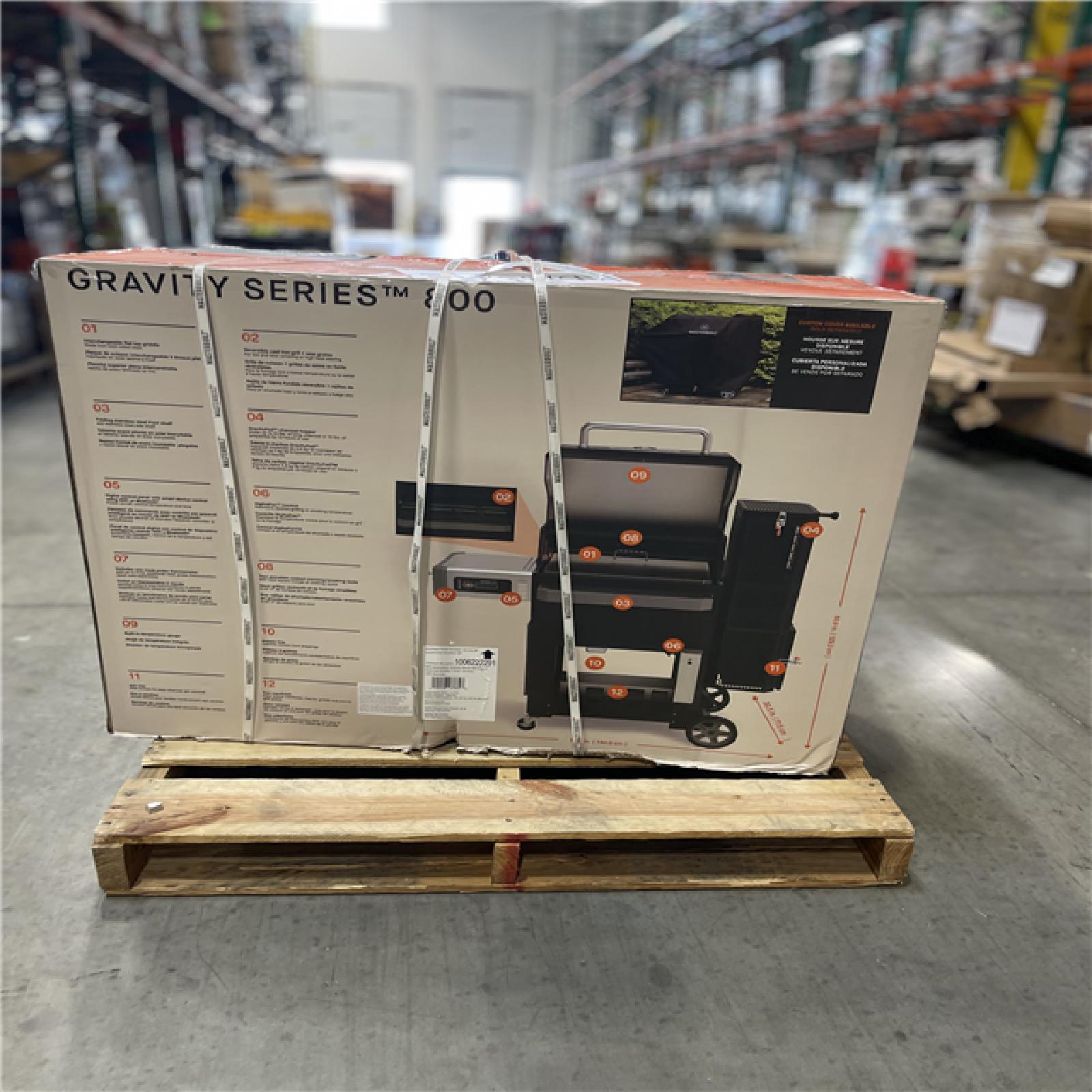 DALLAS LOCATION- NEW!- Masterbuilt Gravity Series 800 Digital WiFi Charcoal Grill  Griddle and Smoker in Black