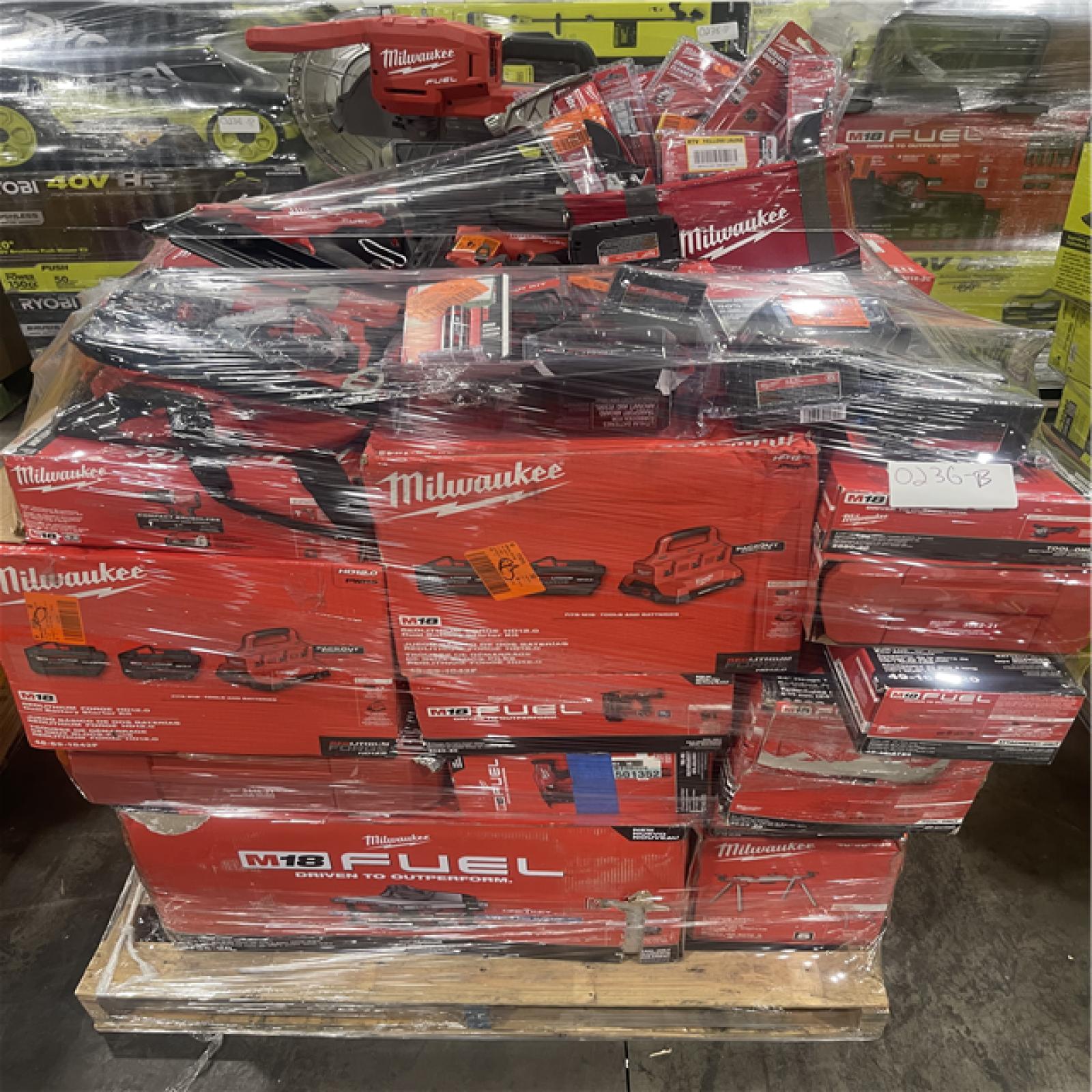 Pittston Location As-Is Power Tools Partial Truckload (14 pallets) 0236-B