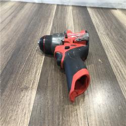 AS-IS Milwaukee FUEL 12V Lithium-Ion Brushless Cordless 1/2 in. Hammer Drill (Tool-Only)