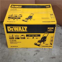 HOUSTON LOCATION - AS-IS (NEW) DeWalt 163cc 21 Dual Lever Self Propelled Lawn Mower