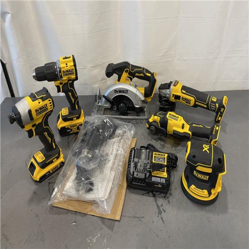 AS-IS - DEWALT 20-Volt MAX ToughSystem Lithium-Ion 6-Tool Cordless Combo Kit