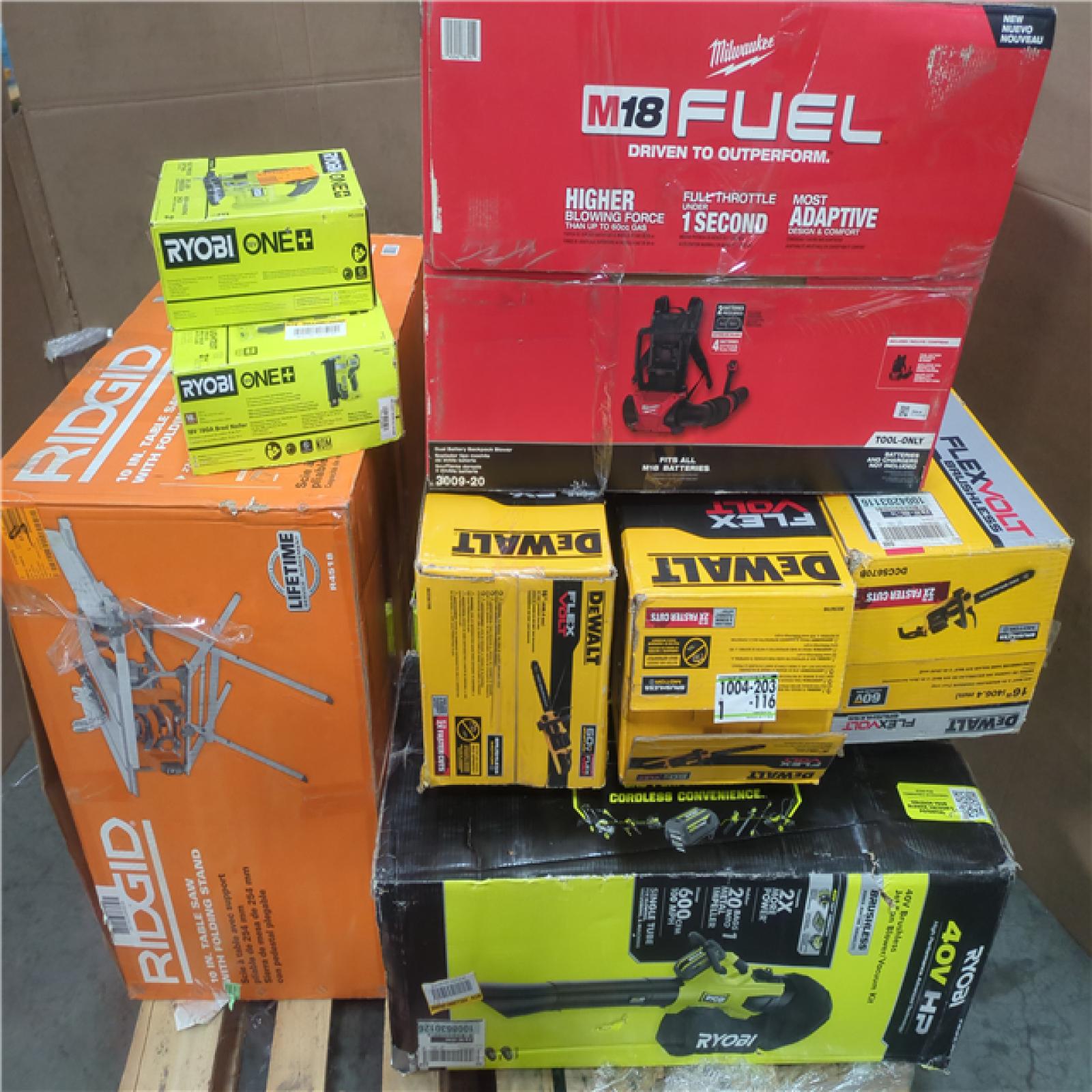 CALIFORNIA AS-IS TOOL PALLET