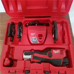 California NEW Milwaukee M12 Force Logic Press Tool Kit  Includes (2) Batteries  Charger & Hard Case