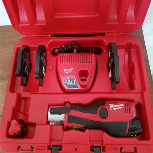 California NEW Milwaukee M12 Force Logic Press Tool Kit  Includes (2) Batteries  Charger & Hard Case