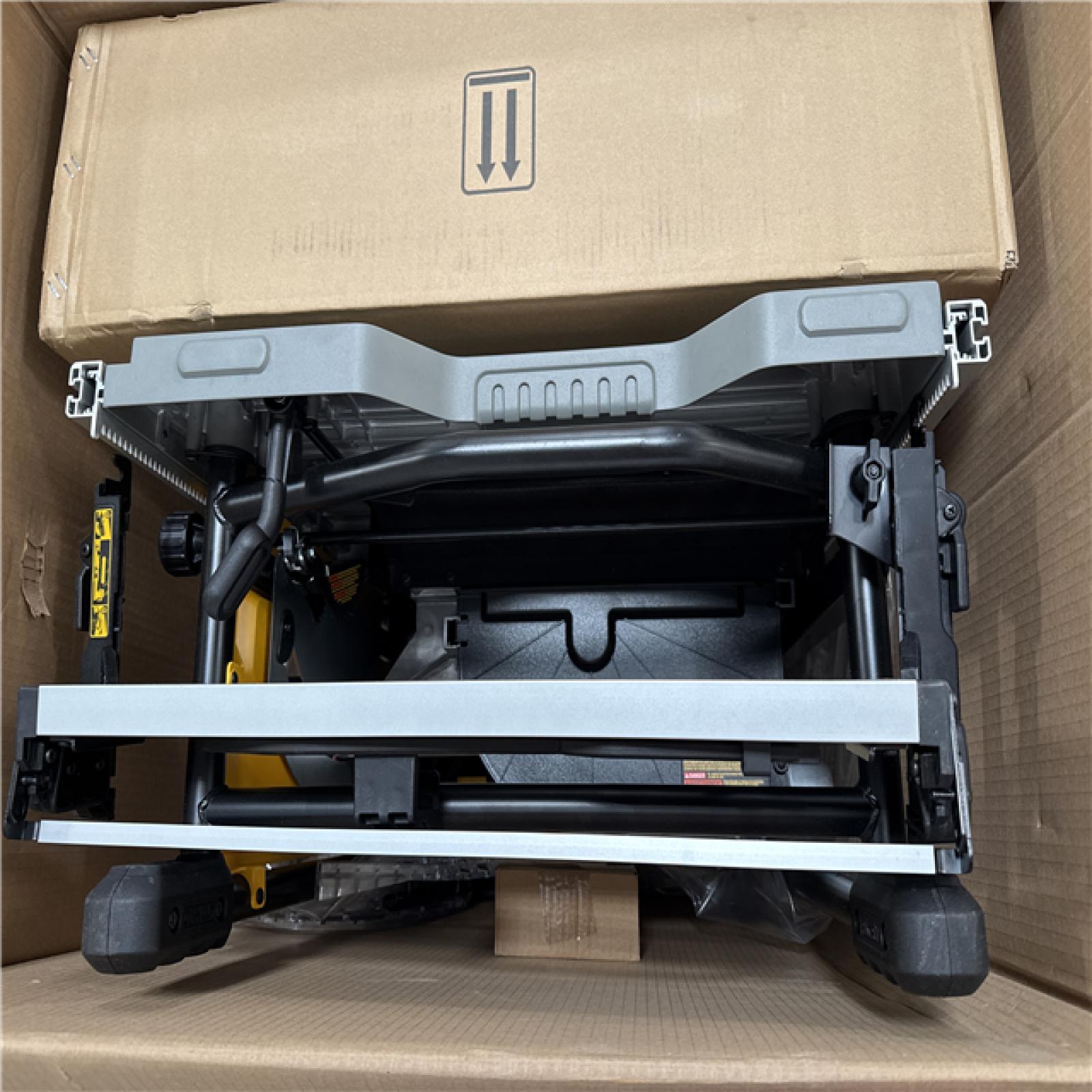 CALIFORNIA AS-IS DeWalt 10 Jobsite Table Saw with Rolling Stand