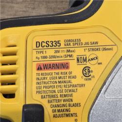 AS-IS DEWALT 20V MAX XR Cordless Barrel Grip Jigsaw (Tool Only)