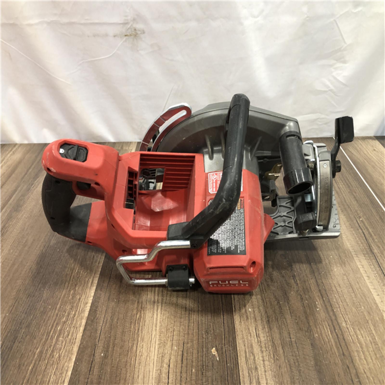 AS-IS Milwaukee FUEL 18V Lithium-Ion Cordless 7-1/4 in. Rear Handle Circular Saw (Tool-Only)