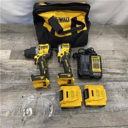 AS-IS DEWALT 20V MAX XR Hammer Drill and ATOMIC Impact Driver 2 Tool Cordless Combo Kit