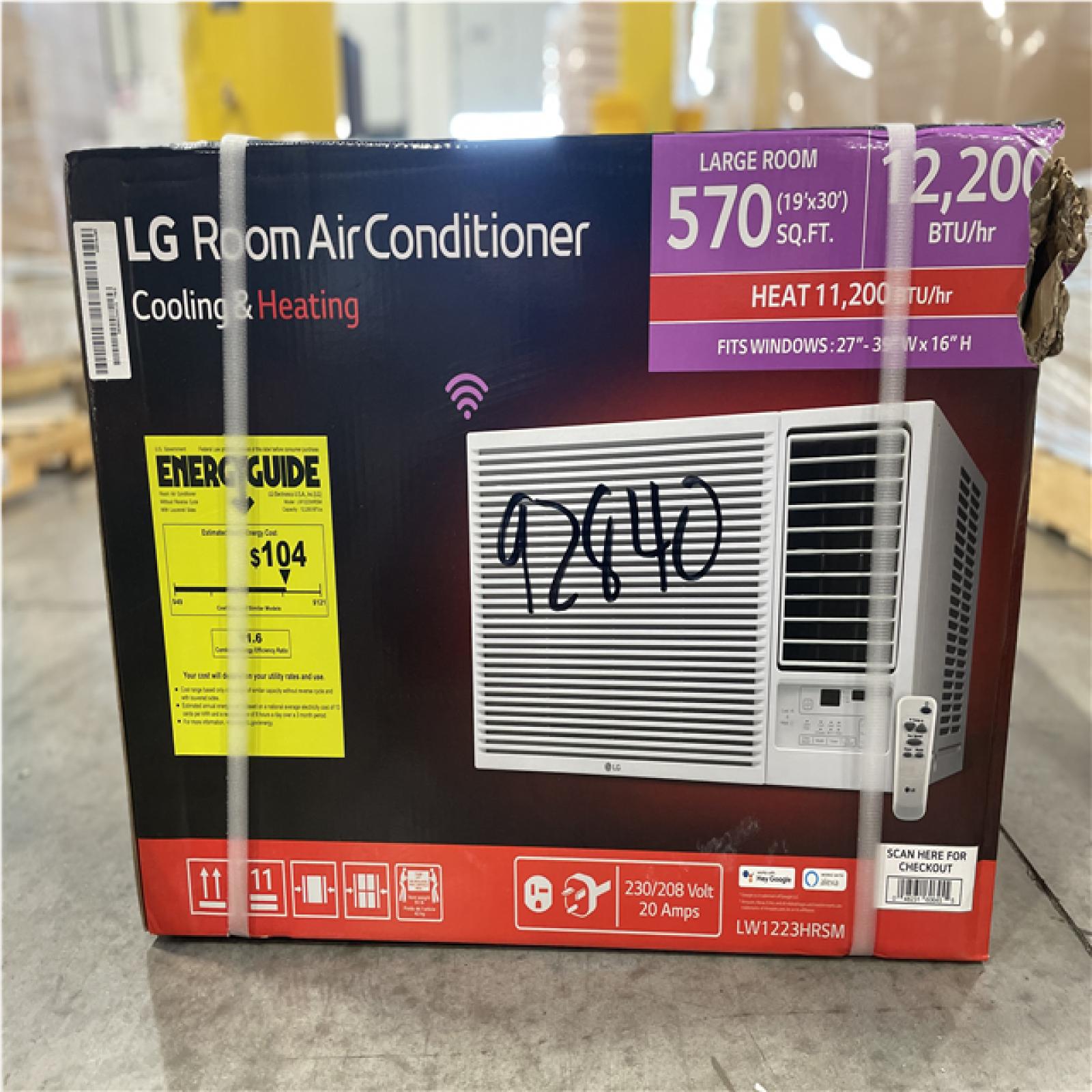 DALLAS LOCATION- LG 12 200 BTU 230/208-Volt Window Air Conditioner Unit