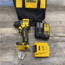 AS-IS DEWALT Atomic 20V Lithium-Ion Cordless Compact 1/2 in. Drill/Driver Kit