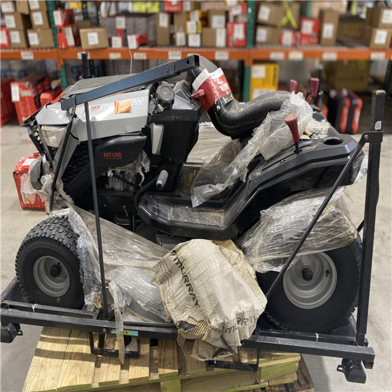 Dallas Location - As-Is Murray MT100 42 in. 13.5 HP Gas Riding Lawn Tractor Mower