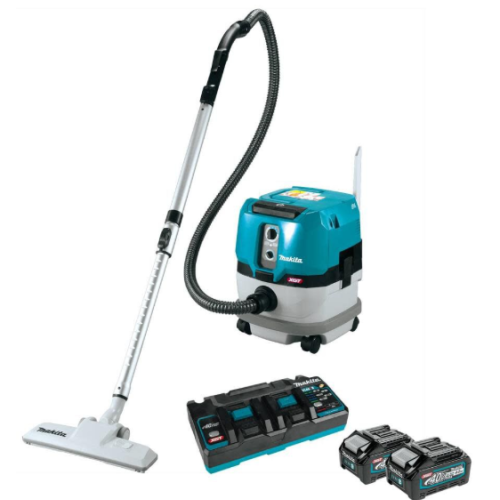 DALLAS LOCATION- MAKITA 40V max XGT Brushless Cordless 2.1 Gallon Wet/Dry Dust Extractor/Vacuum Kit (4.0Ah)