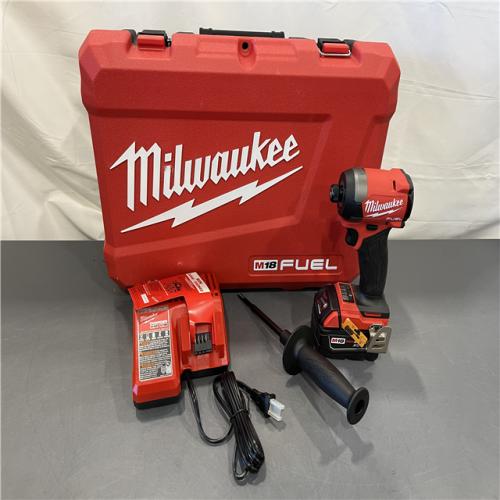 AS-IS - MILWAUKEE FUEL 18V Lithium-Ion Impact Driver with M18 REDLITHIUM XC5.0 battery