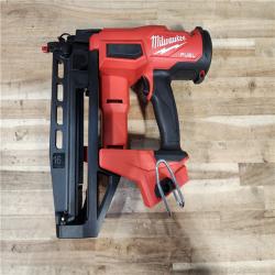 HOUSTON LOCATION - AS-IS (APPEARS LIKE NEW) Milwaukee FUEL 18-Volt Lithium-Ion Brushless Cordless Gen ll 16-Gauge Straight Finish Nailer (Tool Only)