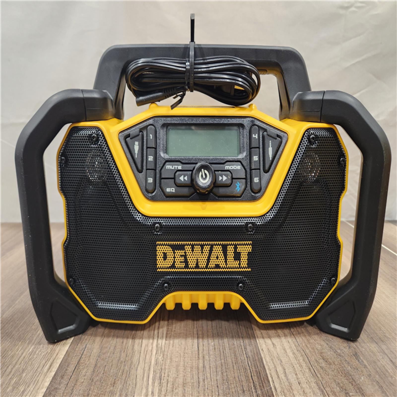 AS-IS- DeWalt 20V MAX Compact Cordless Bluetooth Radio (Tool Only)