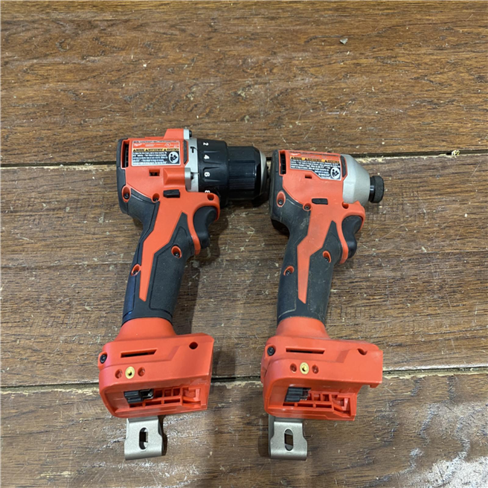 AS-IS Milwaukee M18 Compact Brushless Drill Driver/Impact Driver (2-Tool) Combo Kit