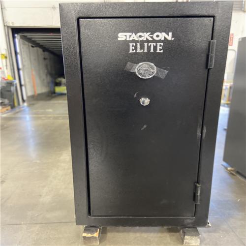 DALLAS LOCATION -  STACK-ON Elite 30-Gun Fireproof Safe with Electronic Lock Gun Safe, Black