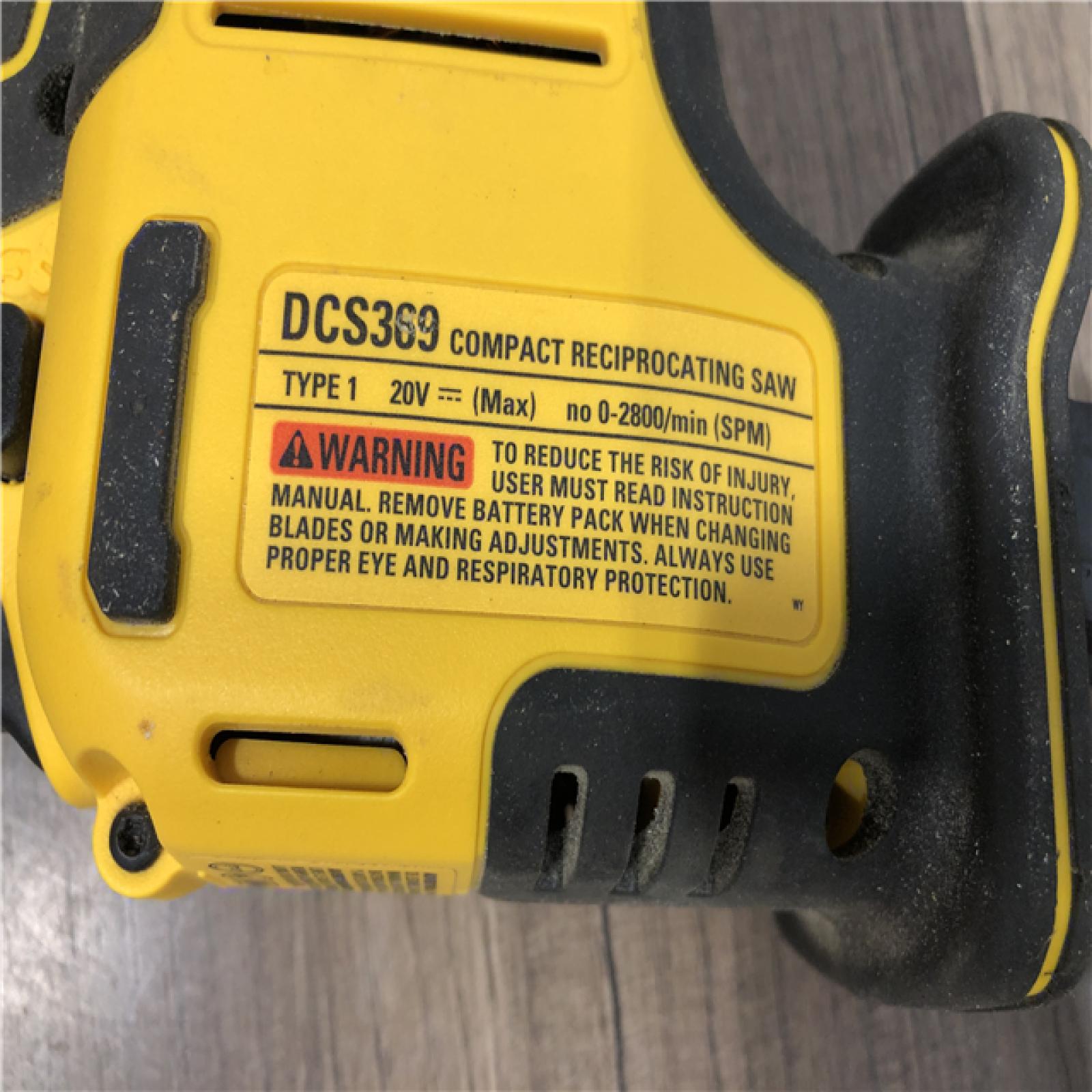 AS-IS DEWALT ATOMIC 20V MAX Cordless Brushless Compact Reciprocating Saw (Tool Only)